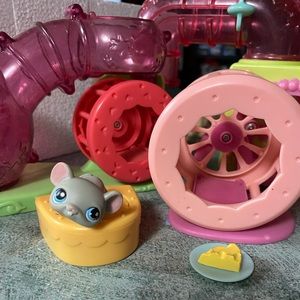 Littlest pet shop| mouse and accessories lot